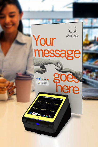 Tap For Good Contactless Card Reader For Cashless Donations (New 2026 Device)